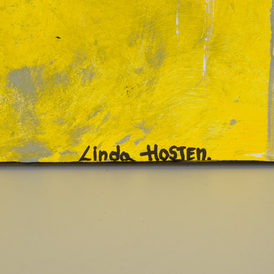 'Happy Connect' by Linda Hosten – 100x69.5x1.5 cm – signed
