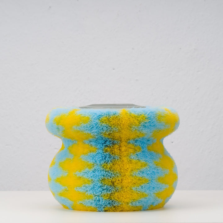 Fun colorful vase in brush shape