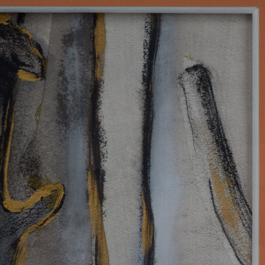 Abstracte mixed media door Francis Gérin