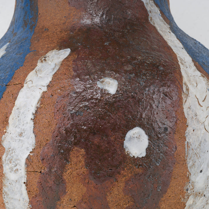 Grote authentieke terracotta vaas uit Zuid-Amerika