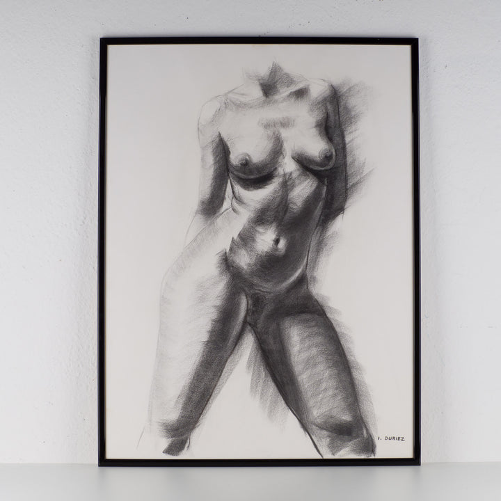 Irénée Duriez – Drawing of a nude woman