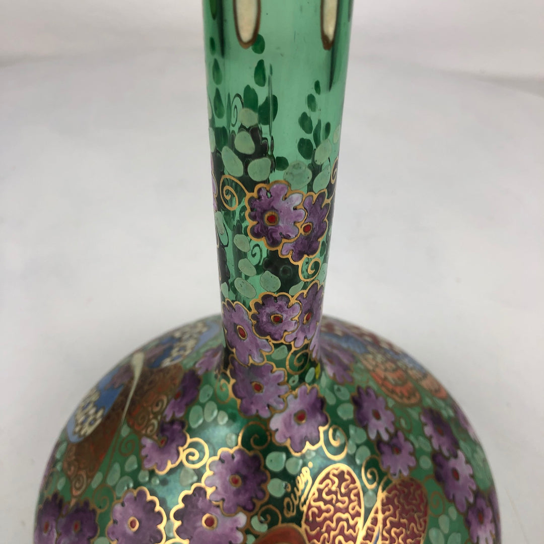 After an Art Nouveau example - glass Spanish vase