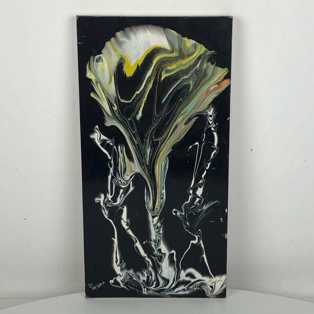 Contemporary fluid art panel