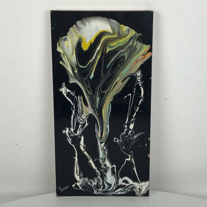 Contemporary fluid art panel