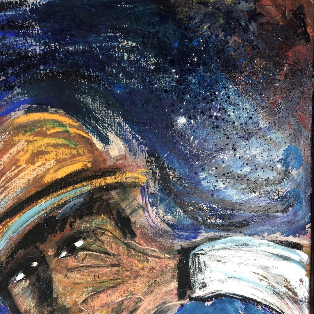 Large colorful painting characters