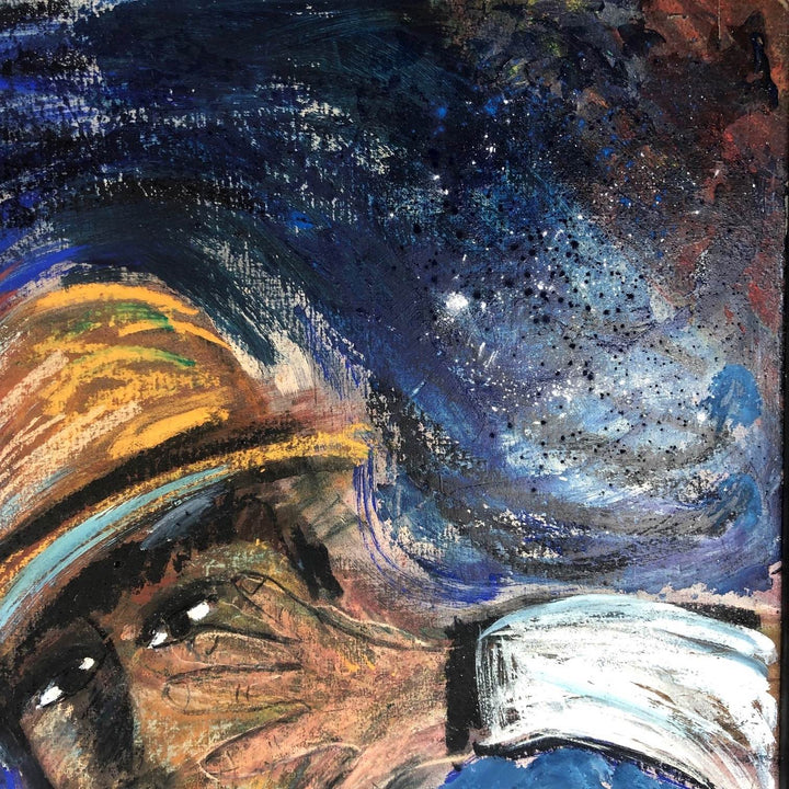 Large colorful painting characters