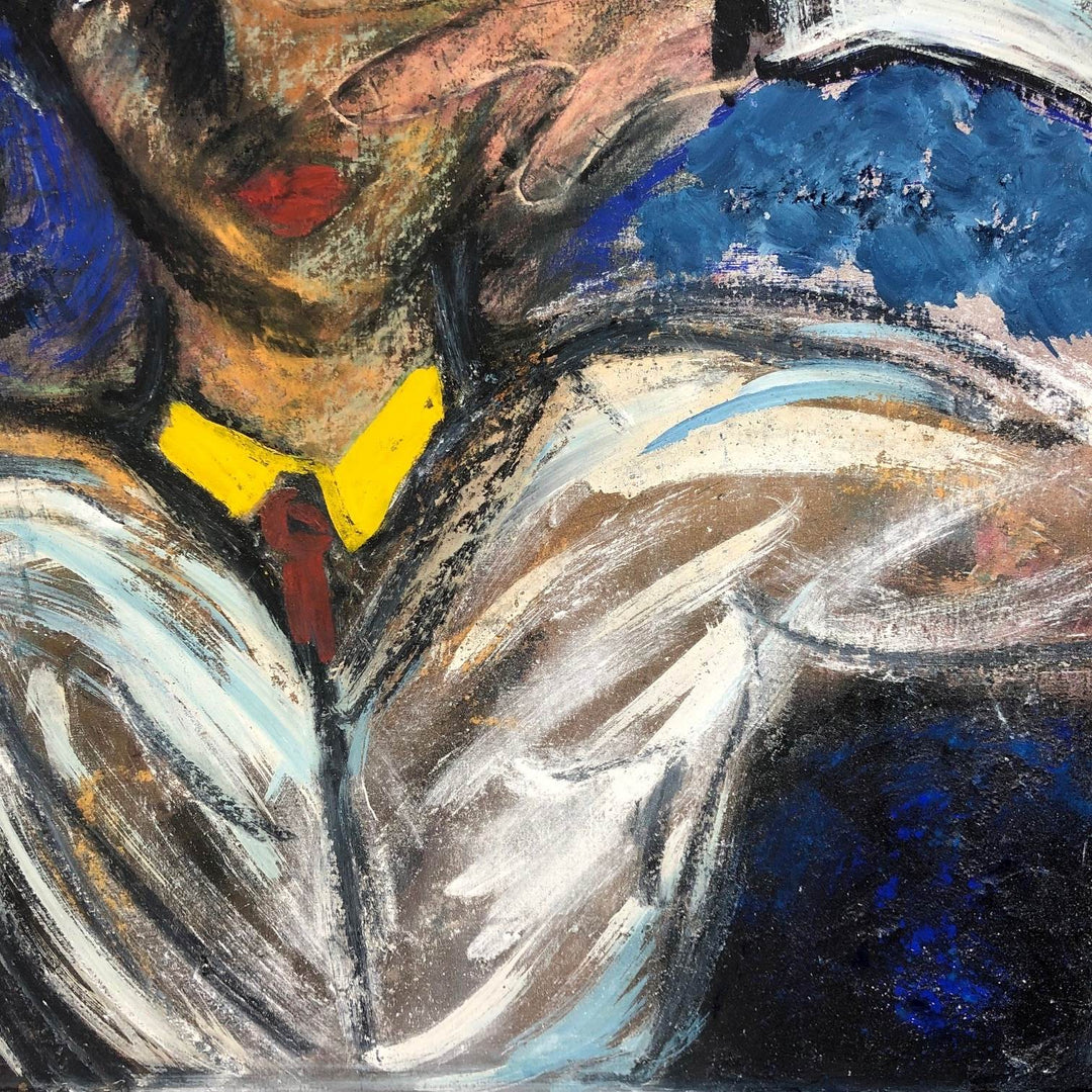 Large colorful painting characters