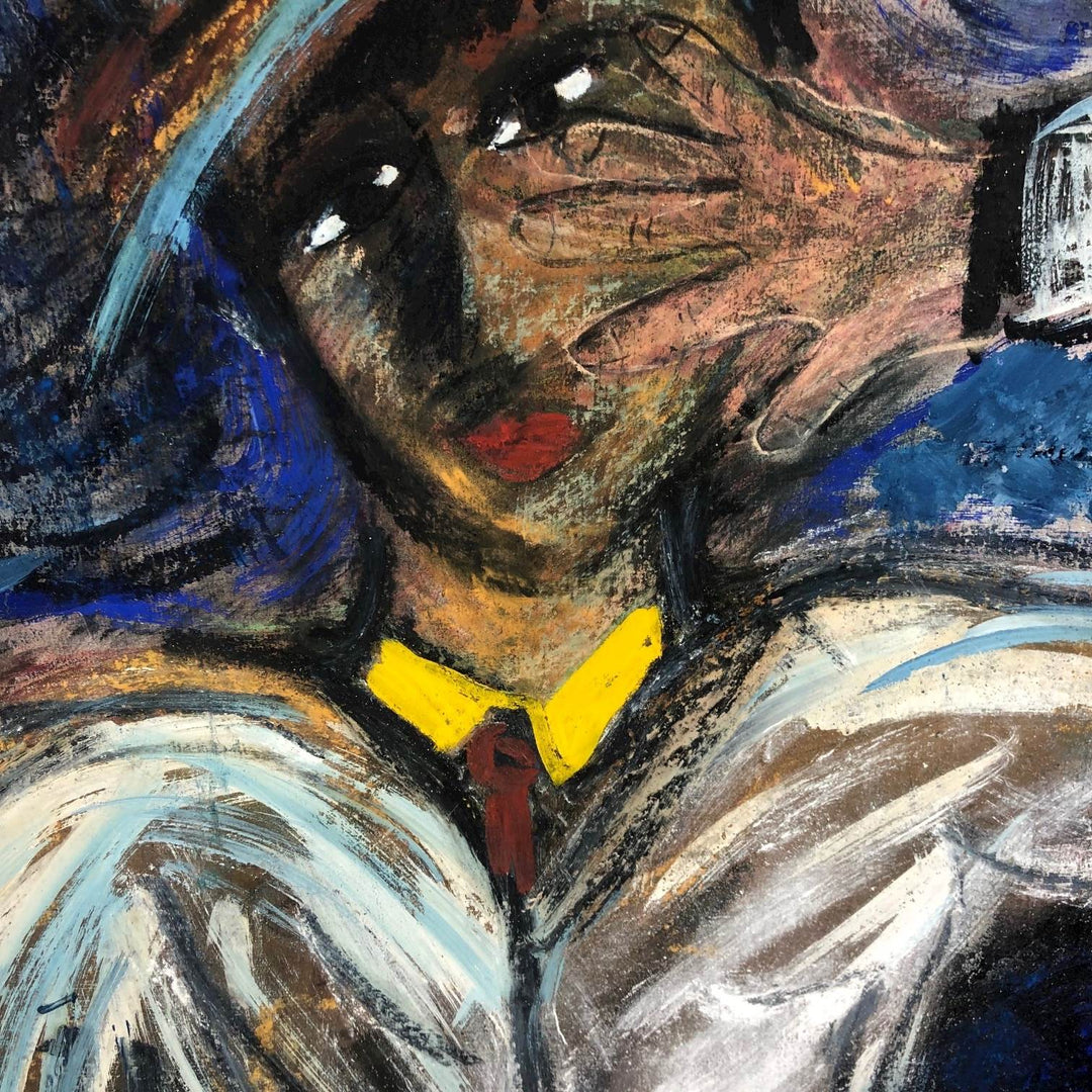 Large colorful painting characters