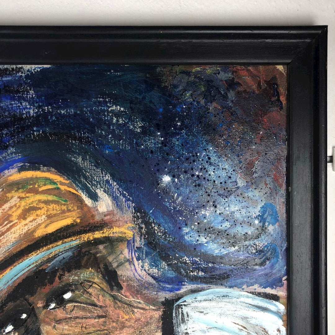 Large colorful painting characters
