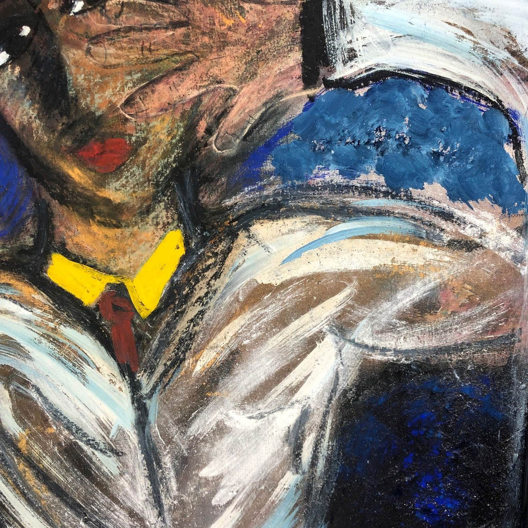 Large colorful painting characters