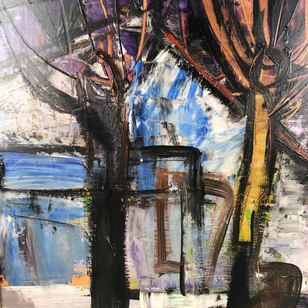 Expressionist painting by Constant Lambrecht