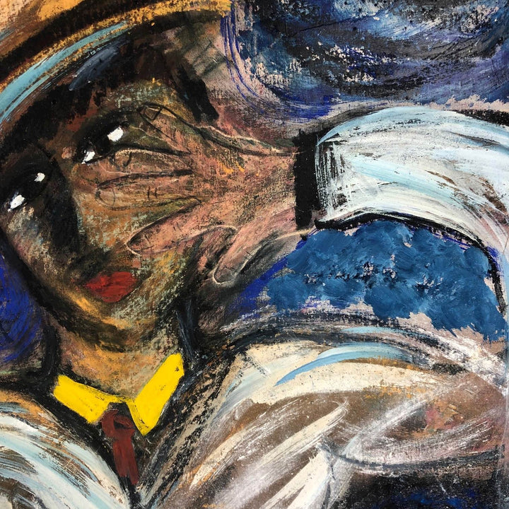 Large colorful painting characters