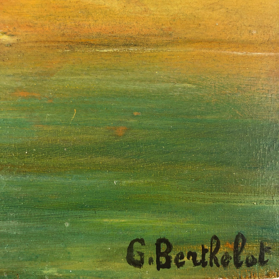 Schilderij van een Oriëntaalse stad bij valavond door Georges Berthelot - De Tuin Der Kunsten