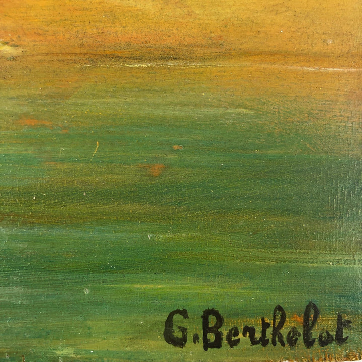 Schilderij van een Oriëntaalse stad bij valavond door Georges Berthelot - De Tuin Der Kunsten