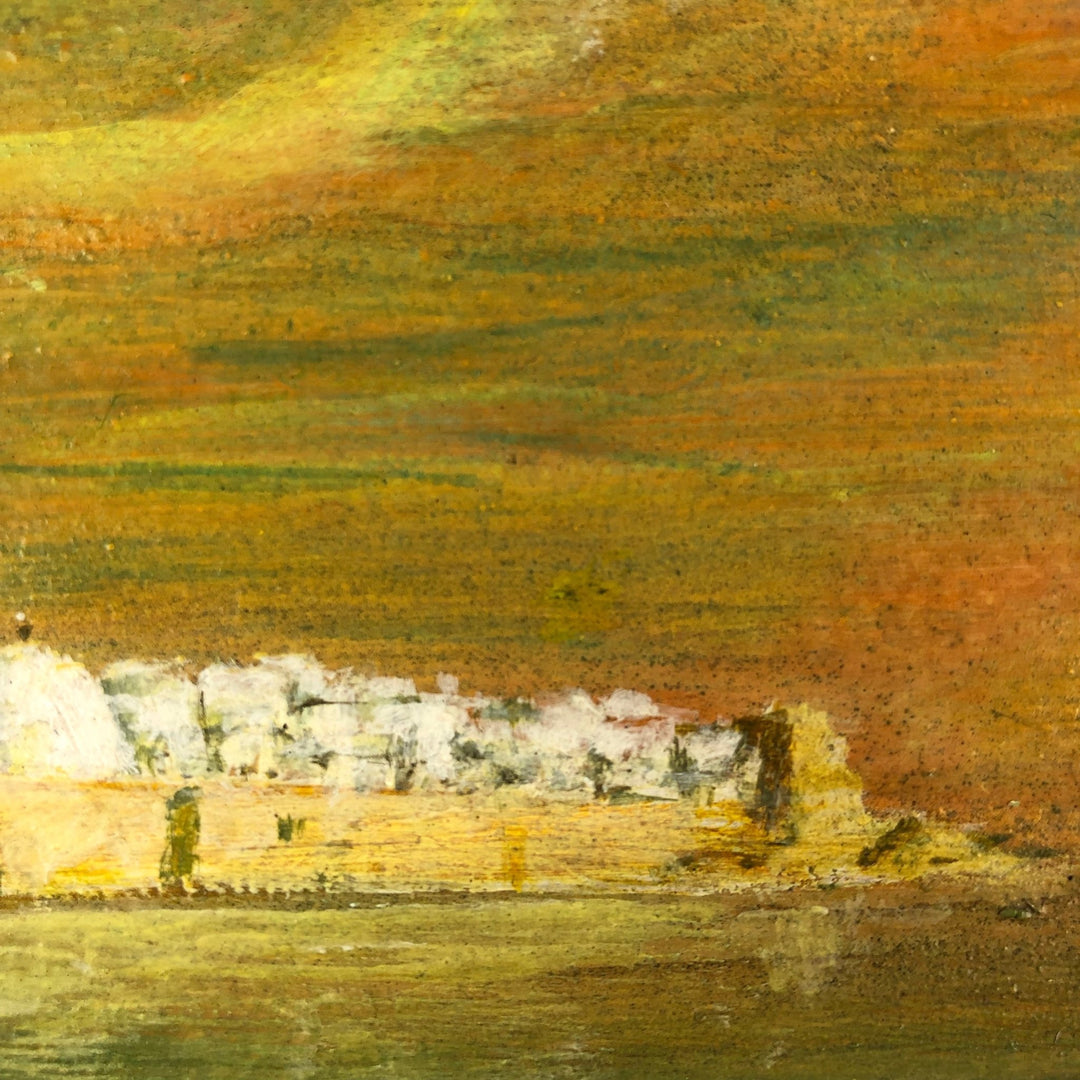Schilderij van een Oriëntaalse stad bij valavond door Georges Berthelot - De Tuin Der Kunsten