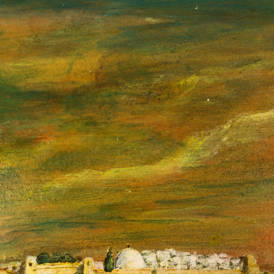Schilderij van een Oriëntaalse stad bij valavond door Georges Berthelot - De Tuin Der Kunsten