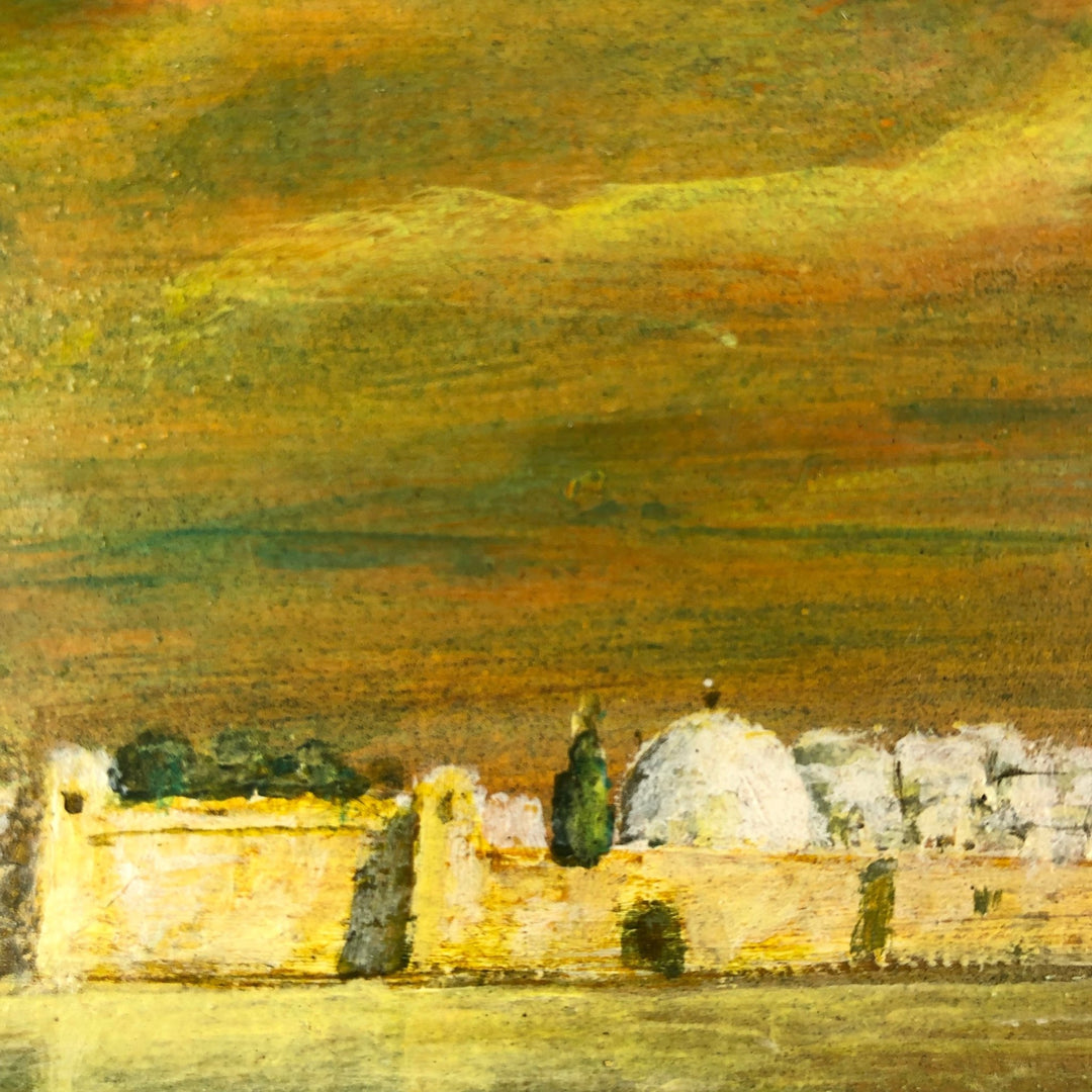 Schilderij van een Oriëntaalse stad bij valavond door Georges Berthelot - De Tuin Der Kunsten