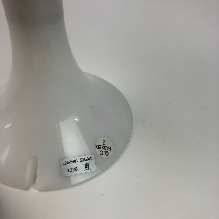 Vintage glazen sfeerlamp in de vorm van een schelp - De Tuin Der Kunsten