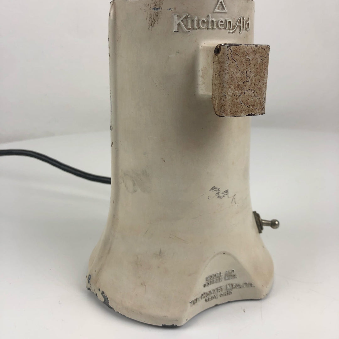 Vintage lamp van een koffiemolen van Kitchen Aid - De Tuin Der Kunsten